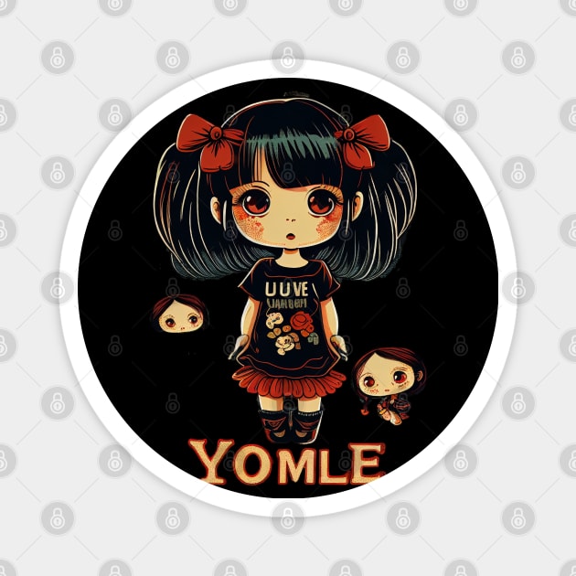 Yomle cute doll Magnet by TheSakeTeam